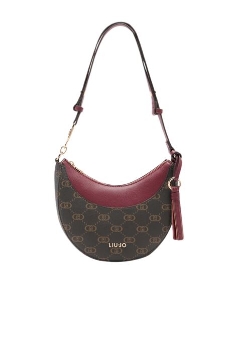 Borsa a spalla con logo RED Liu Jo | AF5251E005391726